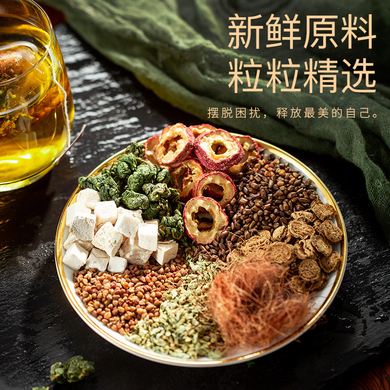 Corn Silk Mulberry Leaf Tea Yu Mi Xu Sang Ye Cha 90g Pyramid Tea Bags Sugar Free Herbal Blend - Image 3