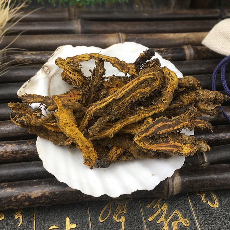 Dried Coptis Root Slices Huang Lian Bulk Raw Herb for Decoction 500g - Image 3