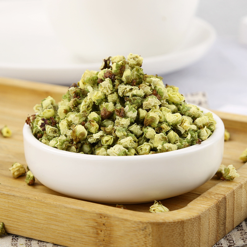 Green Plum Blossom (Prunus mume) — Dried Flower Tea, Low-Temp Dried, 500g Bulk - Image 2