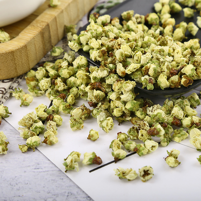 Green Plum Blossom (Prunus mume) — Dried Flower Tea, Low-Temp Dried, 500g Bulk - Image 3