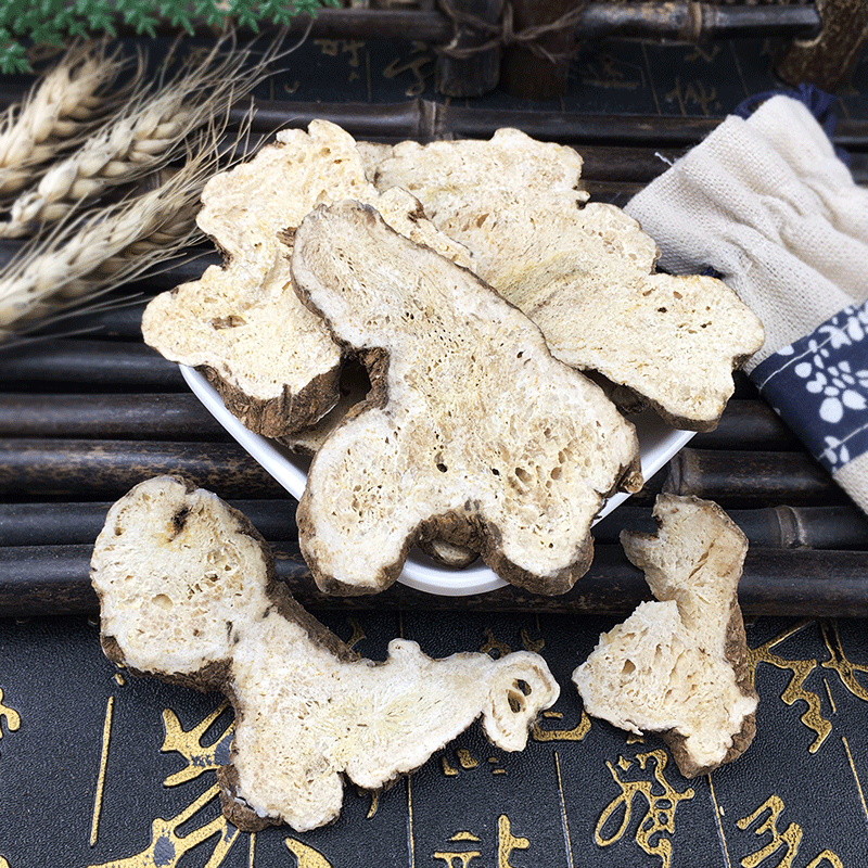 Dried White Atractylodes Rhizome Slices Bai Zhu Bulk Raw Herb for Decoction and Soup 500g - Image 3