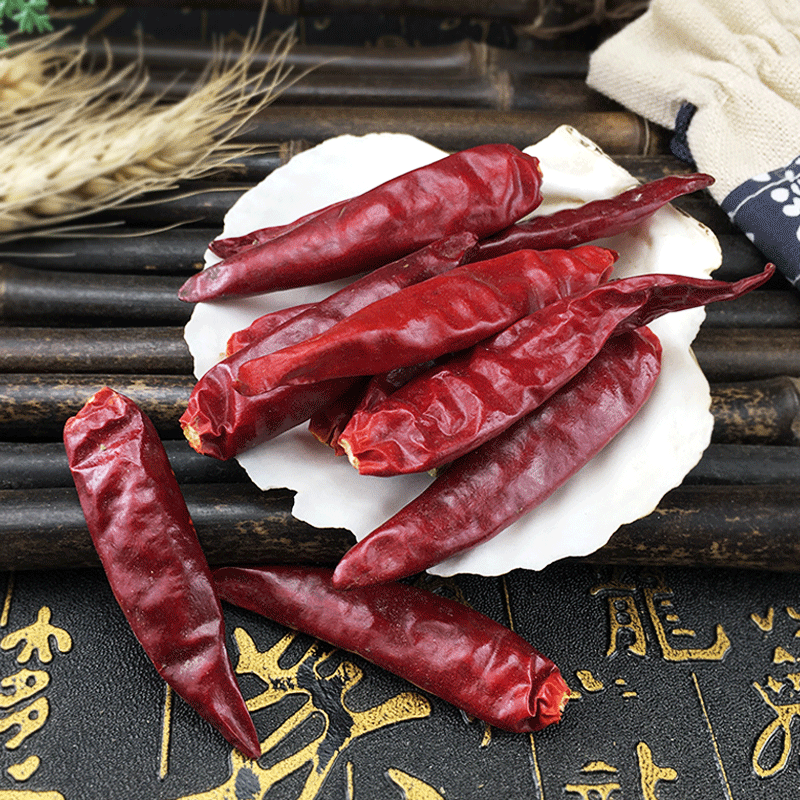 Dried Sichuan Chili Peppers La Jiao Whole Pods with Stems Sun Dried Culinary Spice 500g - Image 2