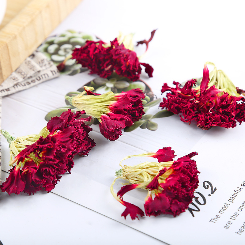 Dried Carnation Flowers (Dianthus caryophyllus) — Yunnan Edible Flower Tea, 500g Bulk - Image 3