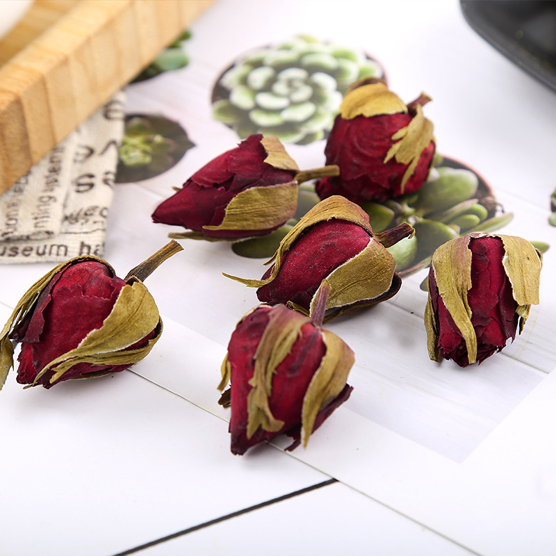 Yue Ji Hua (Rosa chinensis) Dried Flower — Chinese Rose Buds for Herbal Tea - Image 4