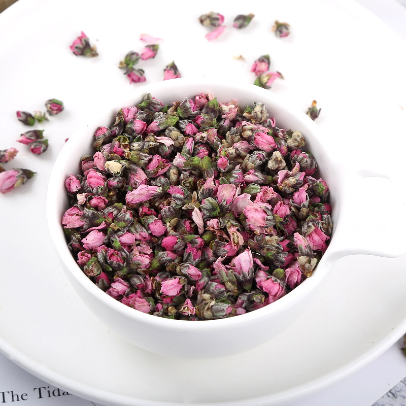 Peach Flower Buds (Prunus persica) — Dried Edible Flower for Tea, 500g Bulk - Image 4