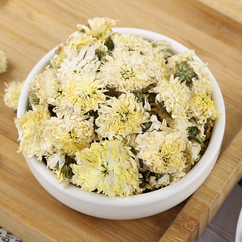 Huangshan Gong Ju (Chrysanthemum morifolium) — Dried White Chrysanthemum Flower Tea, 500g Bulk - Image 2