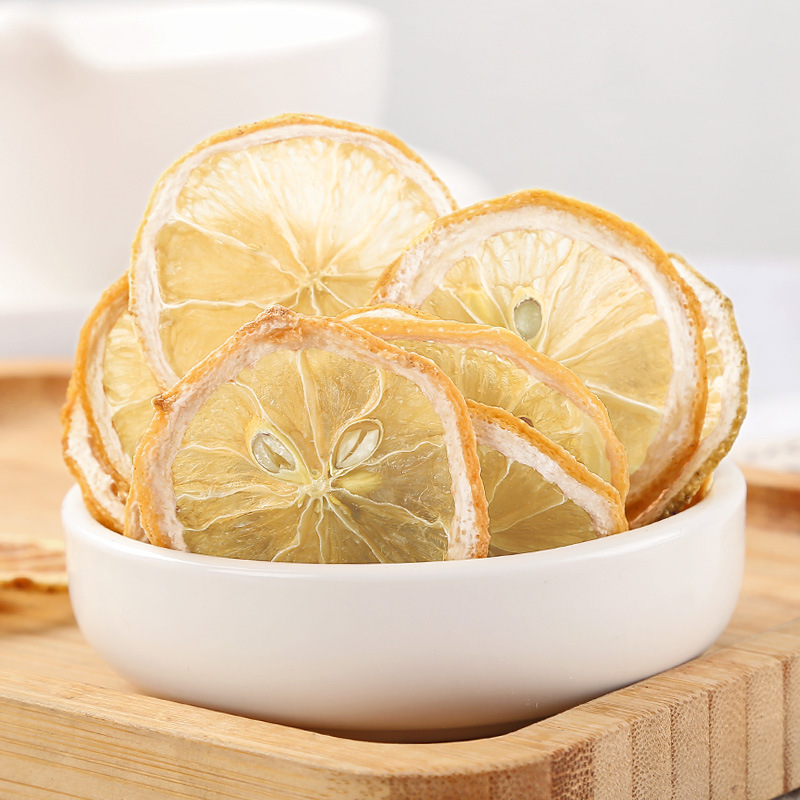 Freeze-Dried Lemon Slices (Citrus limon) — Anyue Lemon Herbal Tea, 45g Jar - Image 2