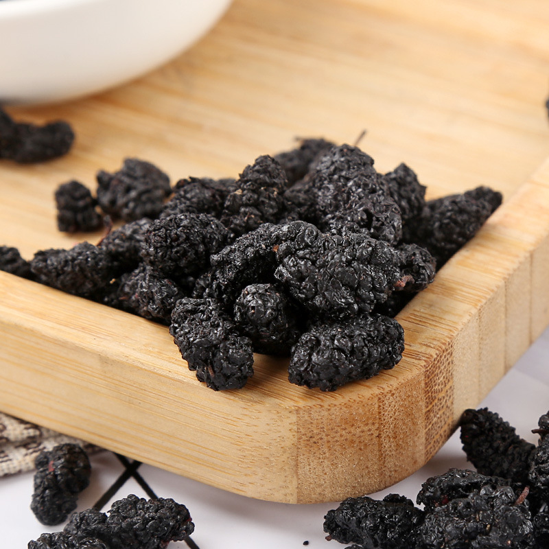Dried Mulberry Fruit (Morus alba) — Xinjiang Black Mulberry, Low-Temp Dried, Ready to Eat - Image 2