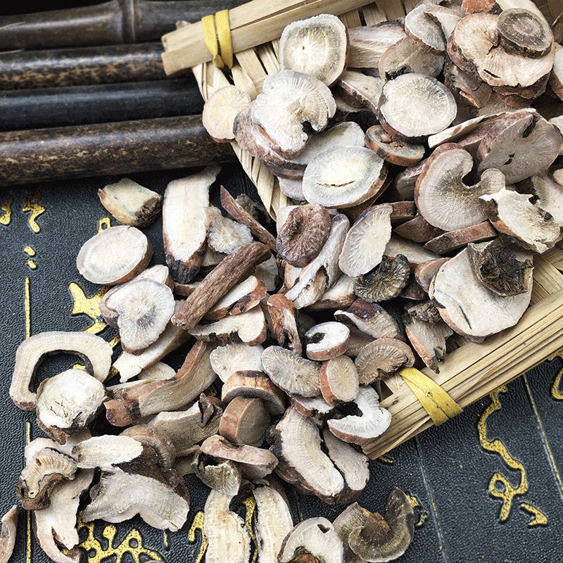 White Peony Root Head Slices Bai Shao 白芍头 Dried Paeonia lactiflora Decoction Pieces Bulk 500g - Image 4