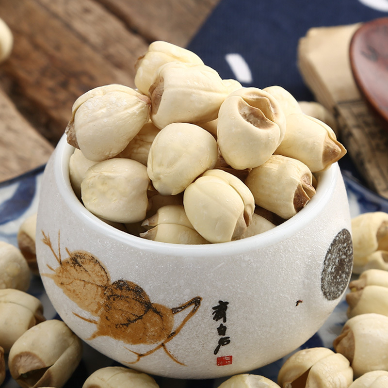Lotus Seed (Nelumbo nucifera) — Sulfur-Free White Lotus Seeds, Core-Removed, 500g Dried Food Herb - Image 3