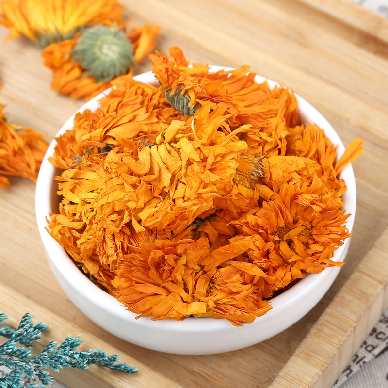 Calendula Flowers (Calendula officinalis) — Dried Golden Petals, 500g Loose Herbal Tea - Image 2