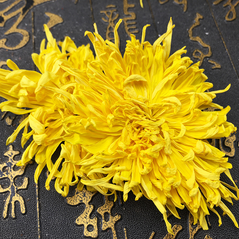 Golden Silk Chrysanthemum Tea Jin Si Huang Ju Whole Flowers 500g Wuyuan Harvest - Image 4