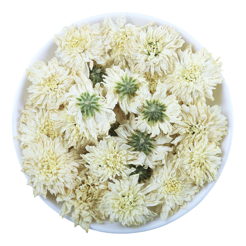Huangshan Gong Ju Chrysanthemum (Chrysanthemum morifolium) — Dried White Flower Tea, 500g - Image 5