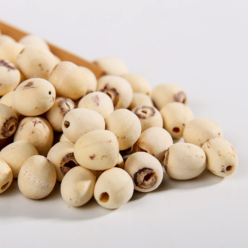 White Lotus Seeds Bai Lian Zi 500g Coreless Dried Nelumbo nucifera Seeds for Soup Congee and Herbal Cooking - Image 2