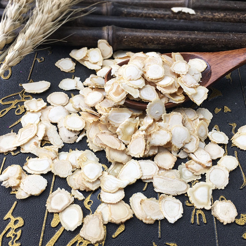 Dried Ginseng Slices Ren Shen White Sun-Dried Panax Ginseng Root for Tea Soup and Culinary Use Bulk - Image 2