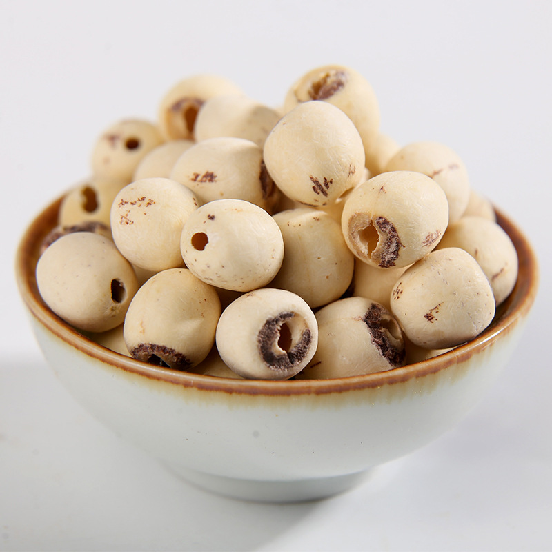 White Lotus Seeds Bai Lian Zi 500g Coreless Dried Nelumbo nucifera Seeds for Soup Congee and Herbal Cooking - Image 4