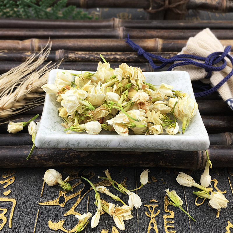 Dried Jasmine Flowers Mo Li Hua Half-Open Buds for Bath Aromatherapy Sachets and Incense 500g - Image 3