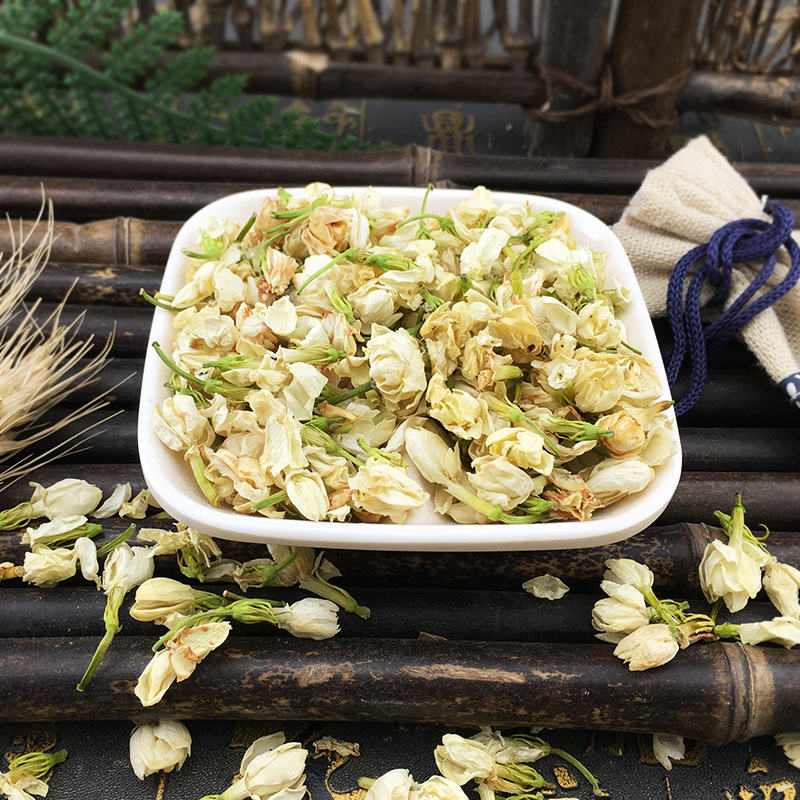 Dried Jasmine Flowers Mo Li Hua Half-Open Buds for Bath Aromatherapy Sachets and Incense 500g - Image 2