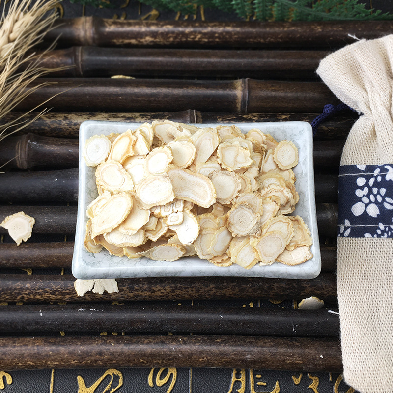 Dried Ginseng Slices Ren Shen White Sun-Dried Panax Ginseng Root for Tea Soup and Culinary Use Bulk - Image 3