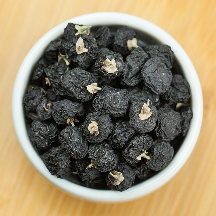 Dried Black Goji Berries Hei Gou Qi Zi Premium Large Grade for Tea and Wine Soaking - Image 2