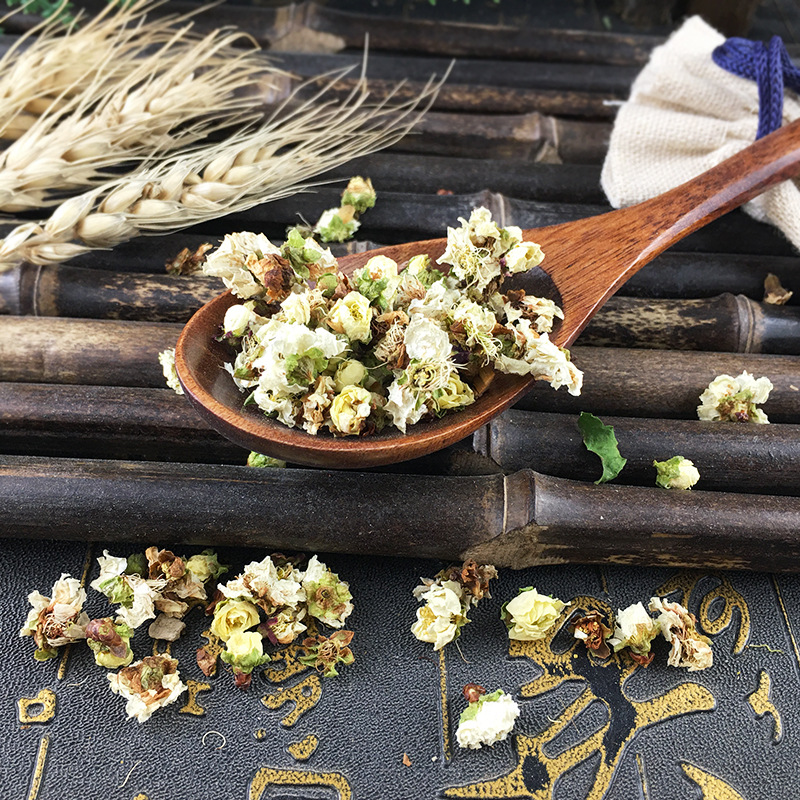 White Plum Blossom Tea Bai Mei Hua Dried Flower Loose Herbal Tea 500g - Image 2
