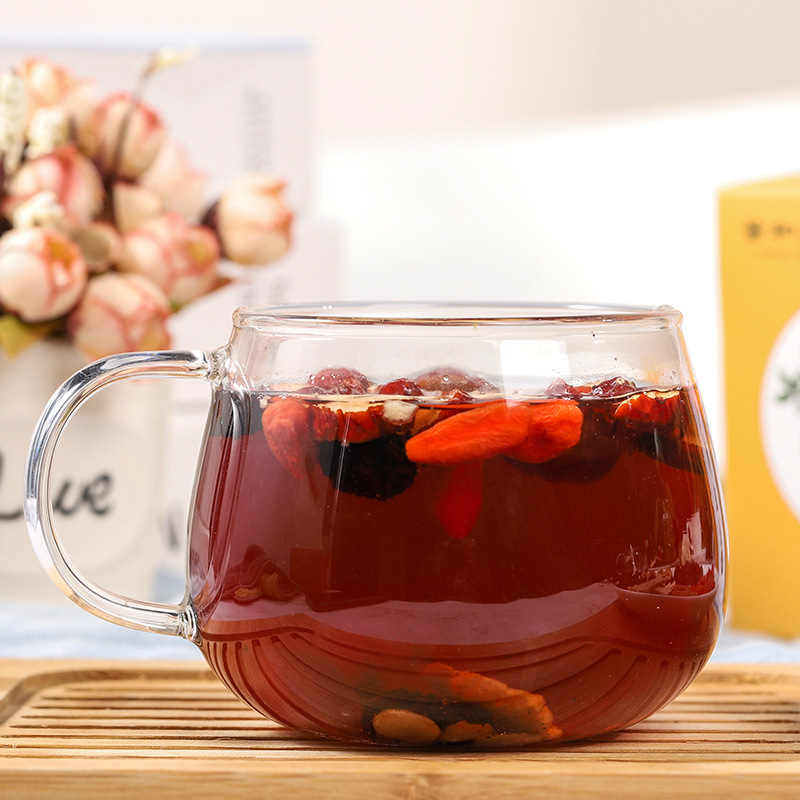 Ginseng Five Treasure Tea Wu Bao Cha Herbal Blend with Jujube Polygonatum Mulberry Goji Maca 120g Box 10 Teabags - Image 2