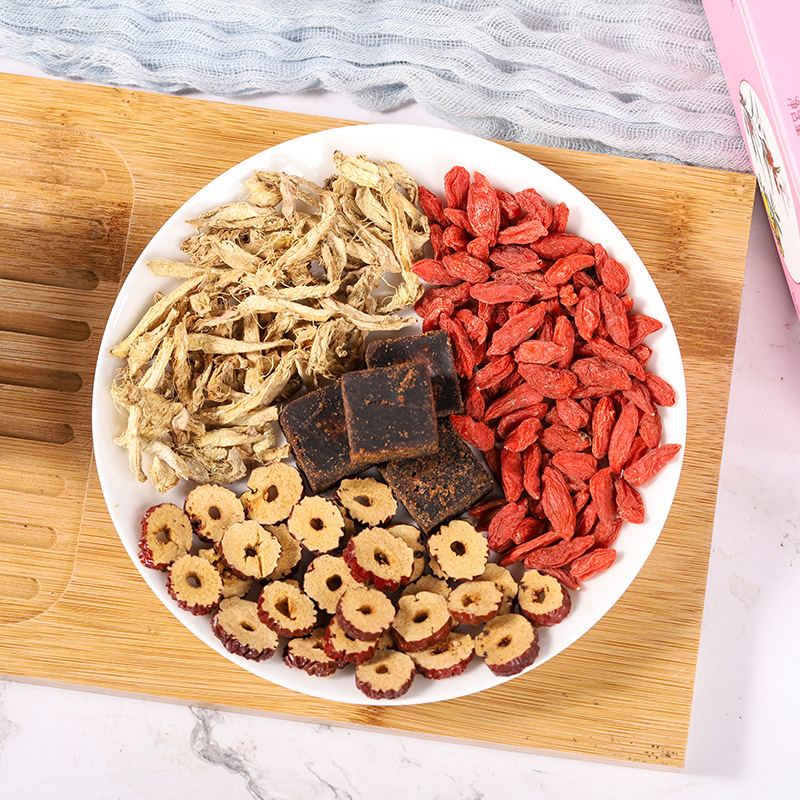 Brown Sugar Ginger Jujube Tea Blend 180g 10 Bags Cold Brewed Herbal Tea with Goji and Red Dates - Image 3