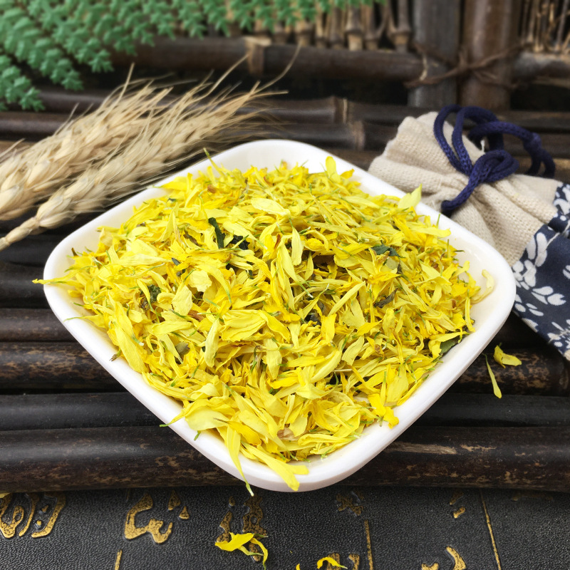 Wuyuan Yellow Chrysanthemum Petals Huang Ju Hua Loose Dried Flowers for Herbal Tea and Traditional Wellness Use - Image 4