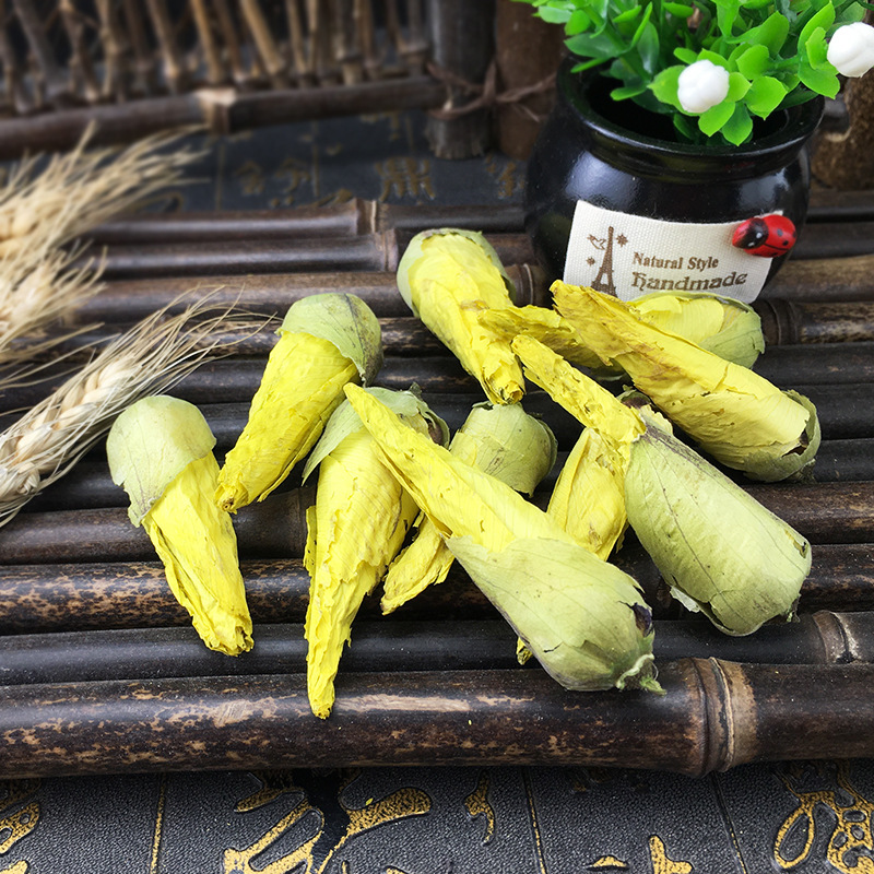 Dried Okra Flower Shu Kui Hua 50g Hand Trimmed Buds for Herbal Tea - Image 2