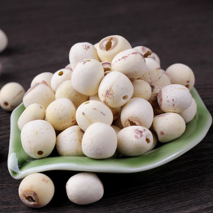 White Lotus Seeds (Nelumbo nucifera) — Core-Removed Dried Lotus Seed, 500g - Image 3