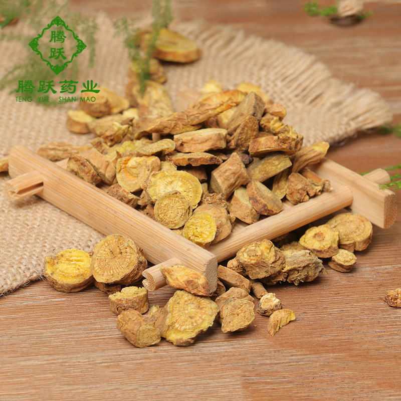 Dried Scutellaria Root Slices Huang Qin Bulk Chinese Herb for Decoction and Tea 500g Bag - Image 2