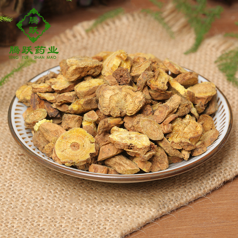 Dried Scutellaria Root Slices Huang Qin Bulk Chinese Herb for Decoction and Tea 500g Bag - Image 3