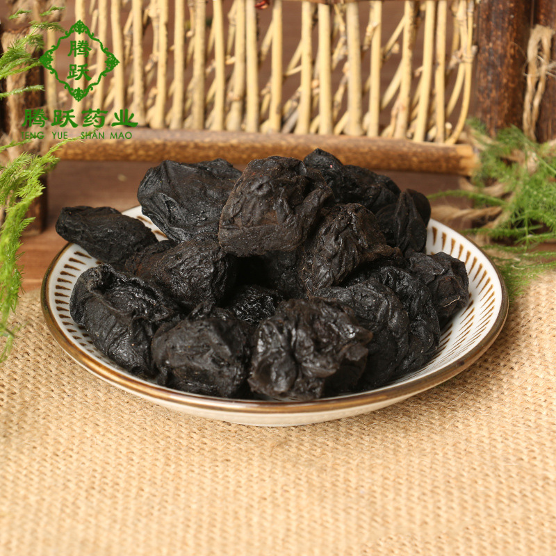 Dried Dark Plum Wu Mei 乌梅 Whole Smoked Fruit for TCM Decoctions and Herbal Teas Sichuan Origin Bulk Bag - Image 2