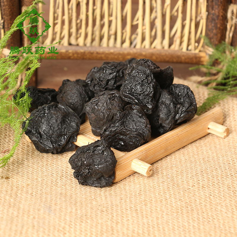 Dried Dark Plum Wu Mei 乌梅 Whole Smoked Fruit for TCM Decoctions and Herbal Teas Sichuan Origin Bulk Bag - Image 3