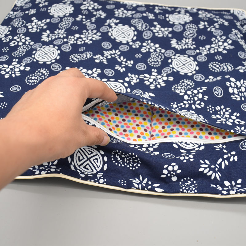 Mugwort Ai Rong Cushion 45cm Cotton Seat Pad with Five Year Aged Ai Cao Filling for Home Wellness Use - Image 2
