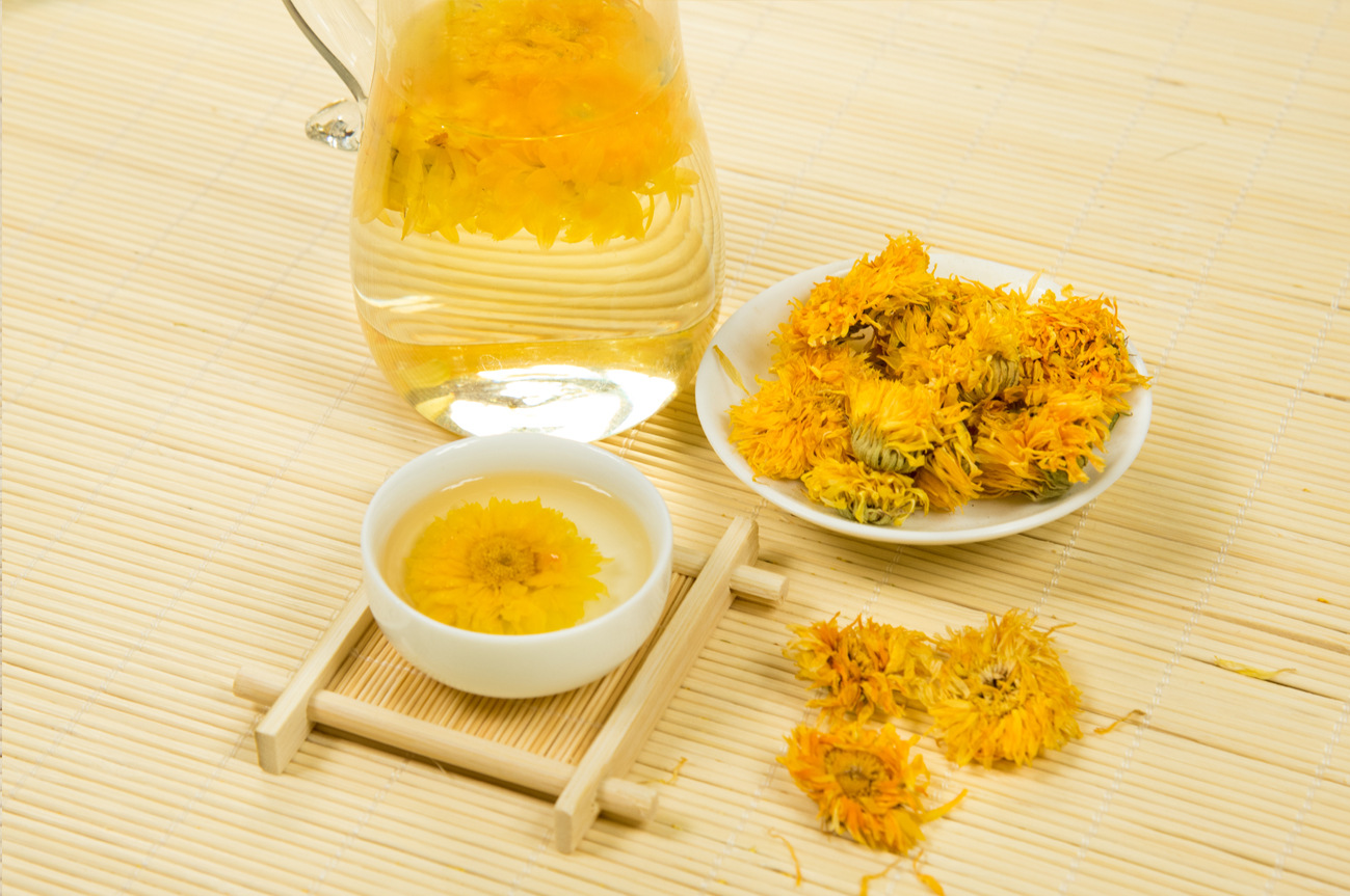 Dried Calendula Flowers Jin Zhan Ju Whole Blossoms for Herbal Tea and Infusions 500g - Image 2