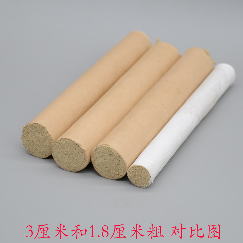 Five-Year Aged Qi Ai Moxa Sticks 3cm Thick 20cm Pure Mugwort Rolls for Warming Moxibustion - Image 3