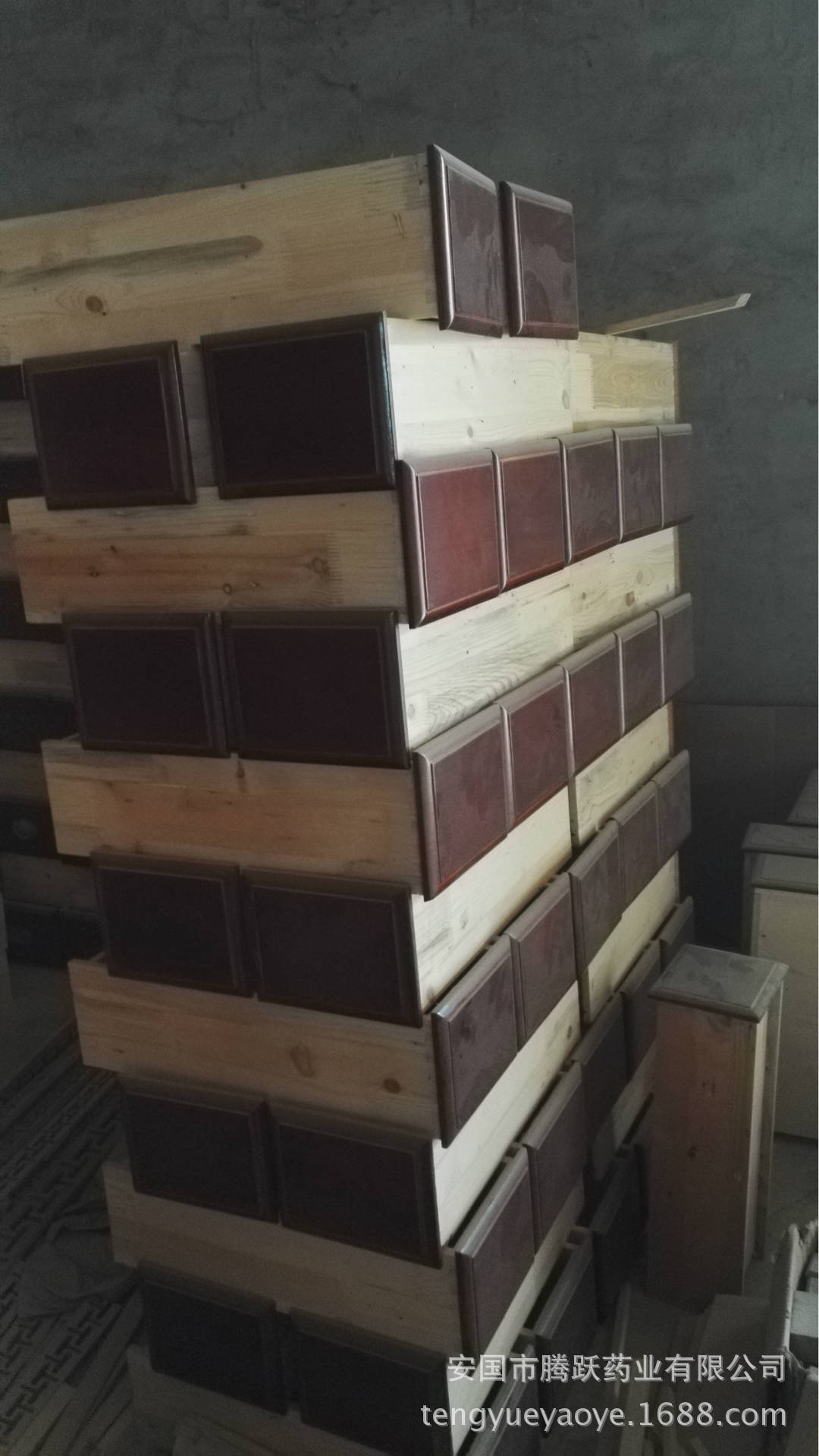 Traditional Chinese Medicine Cabinet Solid Camphor Pine Wood Apothecary Herb Drawer Unit 1700x600x2150 cm - Image 4