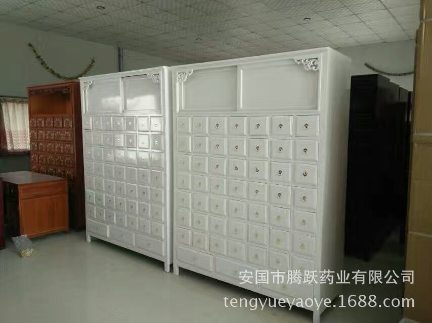 Traditional Chinese Medicine Cabinet Solid Wood Herb Storage Chest Custom Sizes for Clinics Pharmacies - Image 3