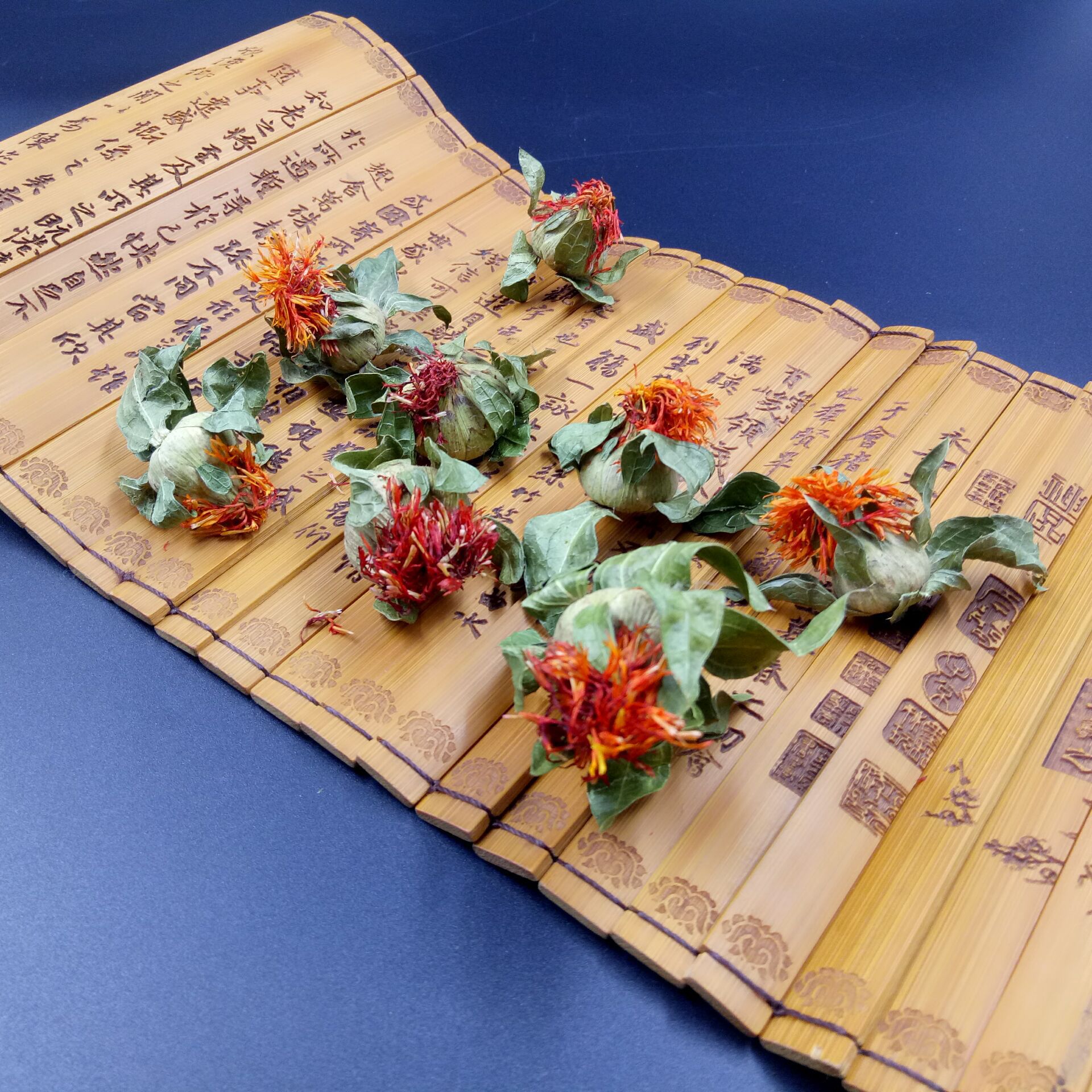 Safflower Ball Cheng Bo Luo Herbal Flower Tea Loose Dried Botanical for Traditional Infusions - Image 2