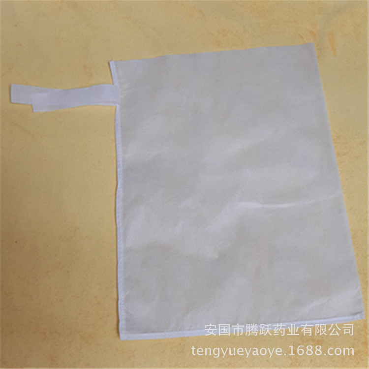 Non-Woven Herb Filter Bags Drawstring Decoction Tea Strainer Pouches 30x40cm White 100 Pack - Image 3