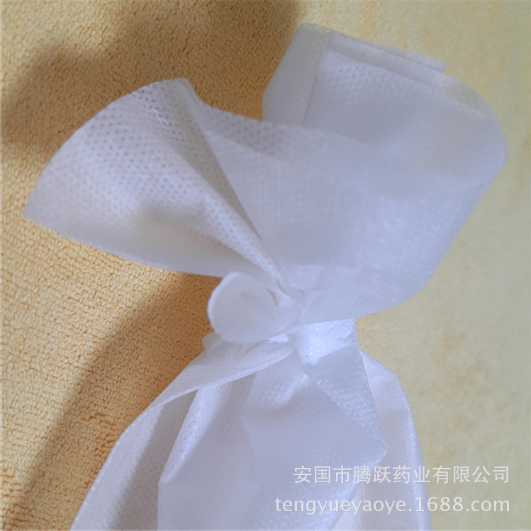 Non-Woven Herb Filter Bags Drawstring Decoction Tea Strainer Pouches 30x40cm White 100 Pack - Image 4