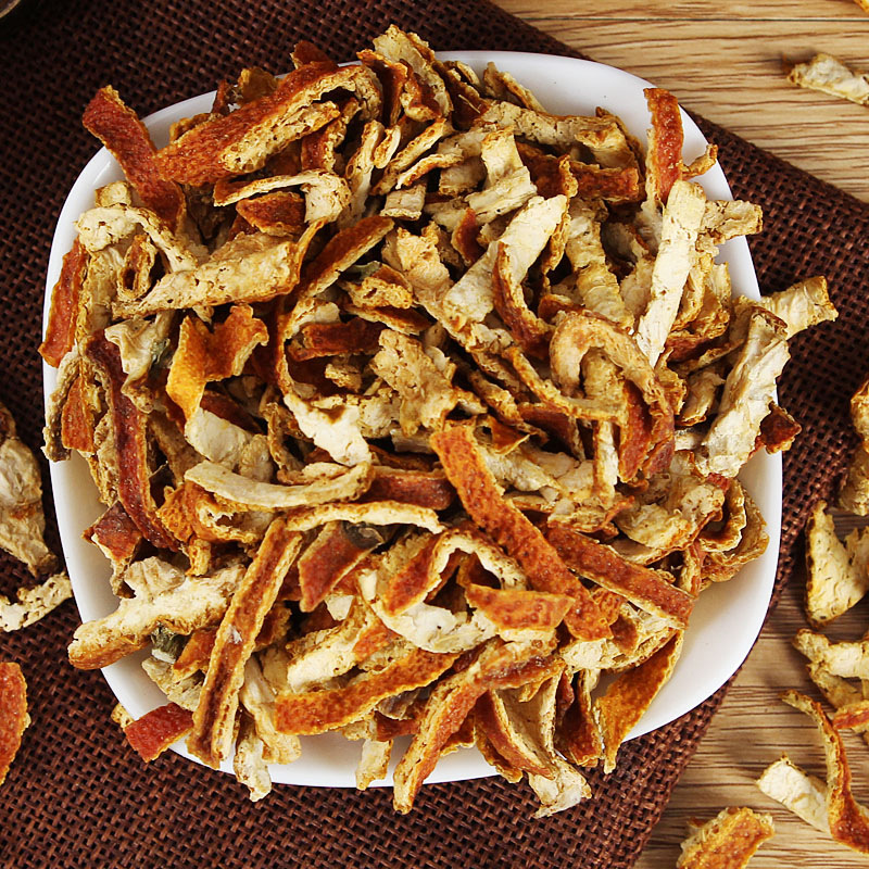 Chen Pi Shreds (Citrus reticulata) — Sun-Dried Aged Tangerine Peel for Tea & Sour Plum Soup - Image 2