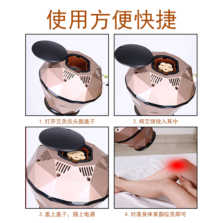 35:1 Three Hole Plum Blossom Moxa Cake Compressed Ai Jiu Moxibustion Disc Pure Moxa Wool 20 Pieces - Image 3