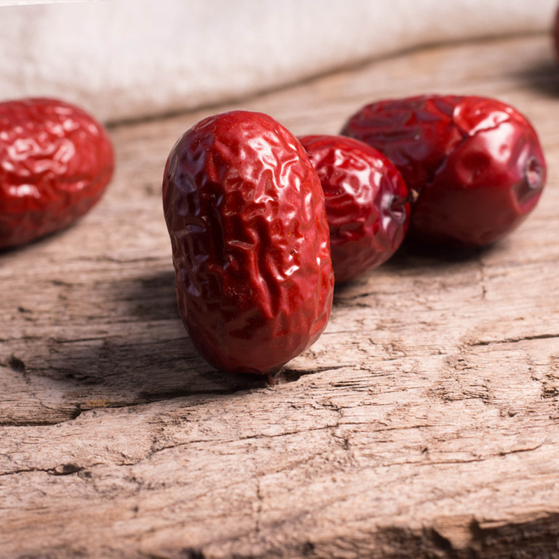 Dried Ruoqiang Grey Jujube Dates 500g Seedless Red Date Snack for Tea Soup Congee - Image 4