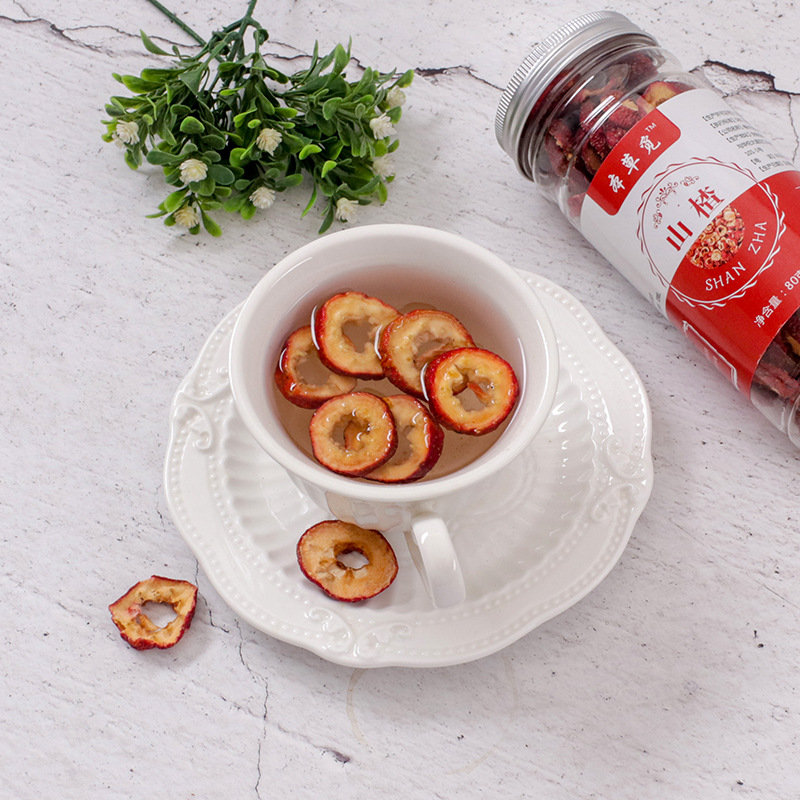 Hawthorn Berry Slices (Crataegus pinnatifida) — Seedless Dried Hawthorn for Tea, 80g Jar - Image 4
