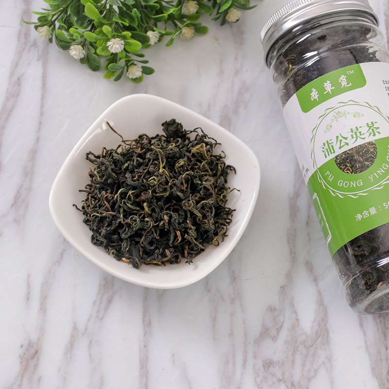 Dandelion Tea (Taraxacum mongolicum) — Dried Dandelion Flower & Leaf Herbal Tea, 50g Jar - Image 3