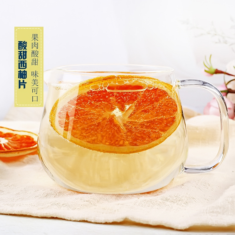 Dried Red Grapefruit Slices (Citrus paradisi) — Low-Temperature Slow-Dried Fruit Tea, 500g - Image 2
