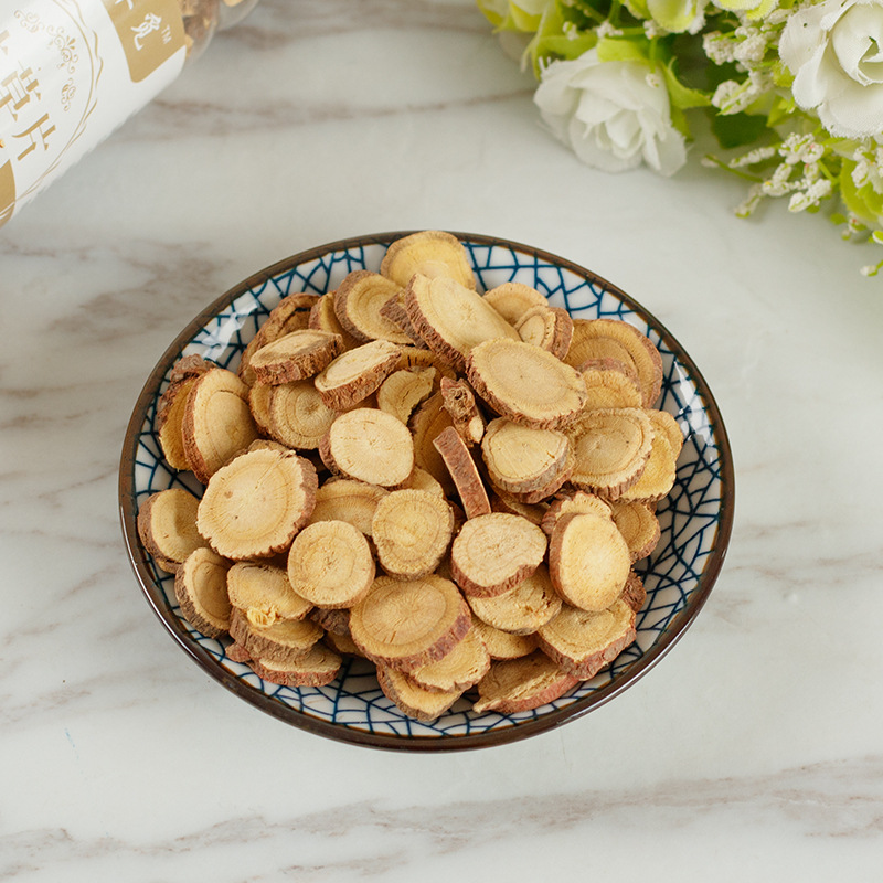 Gan Cao Slices (Glycyrrhiza uralensis) — Dried Licorice Root Slices, 100g Jar - Image 2