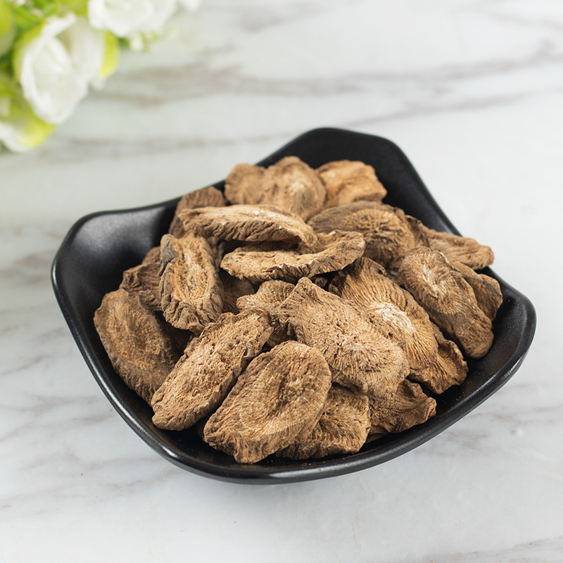 Burdock Root Tea Slices (Arctium lappa) — Dried Niu Bang Root Herbal Tea, 100g Jar - Image 3